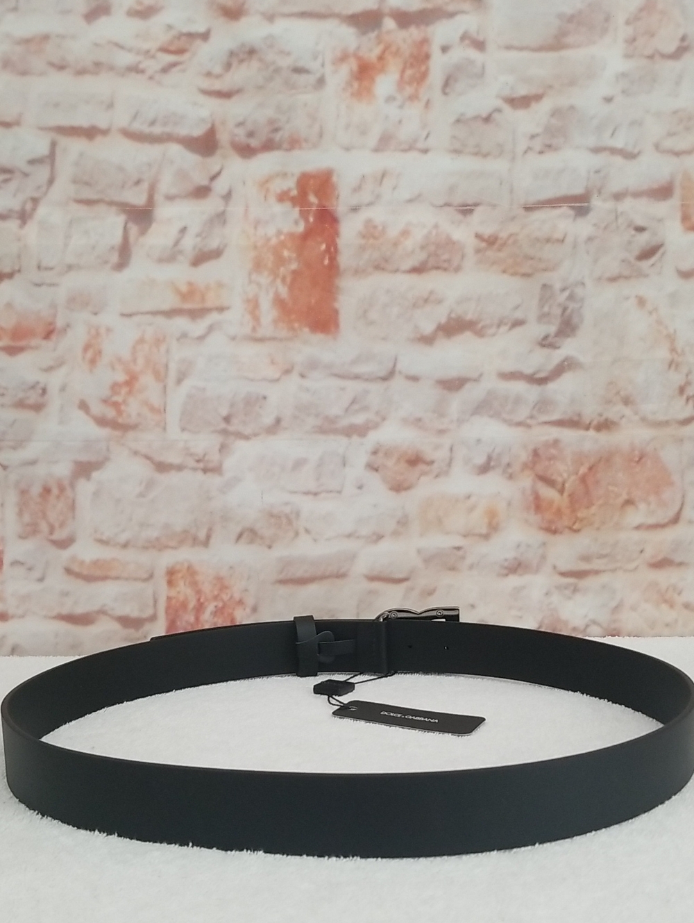 New Dolce & Gabbana Logo Leather Belt - Picture 5 of 10